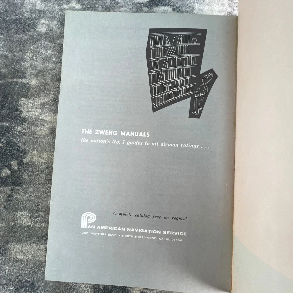 Federal Aviation Regulations for Pilots 1973 Vintage FAA Handbook PB